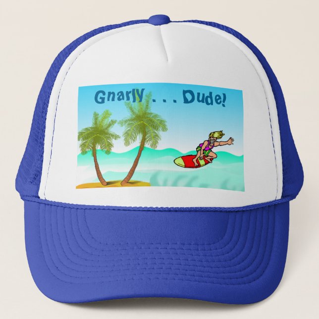 Boné Gnarly Surfer Hat (Frente)
