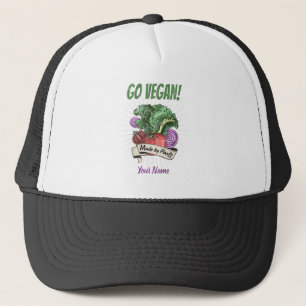 Boné Go Vegan Made by Plant Veggie vegetarianos