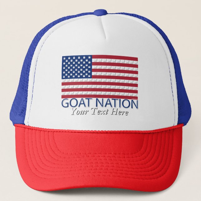 Boné GOAT NATION The American Goat GetYerGoat™ (Frente)