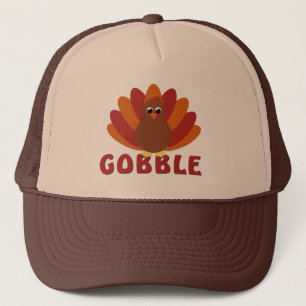 Boné Gobble Hat de Turte Castanha