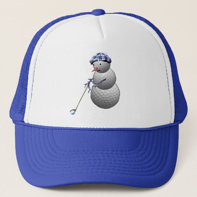 Boné Golf Ball Snowman (Frente)