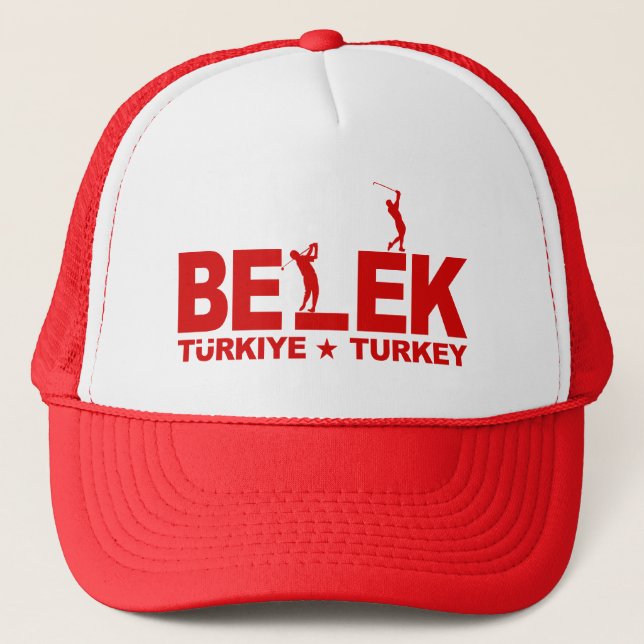 Boné GOLF BELEK hat - red (Frente)
