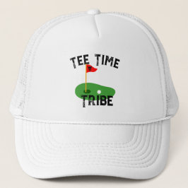Boné Golf Engraçado Cita Pun Tee Time Tribe Golf Hat