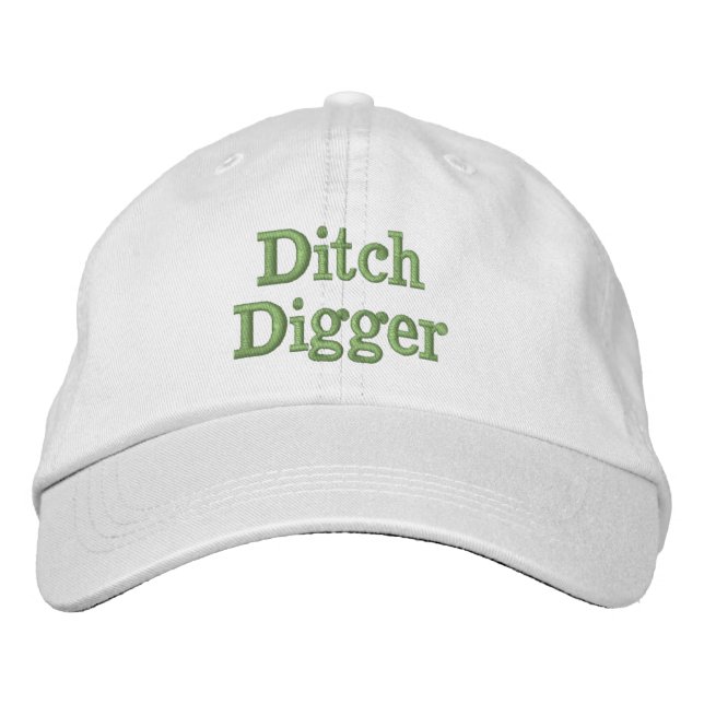 Boné Golf Funny Novelty DITCH DIGGGER (Frente)