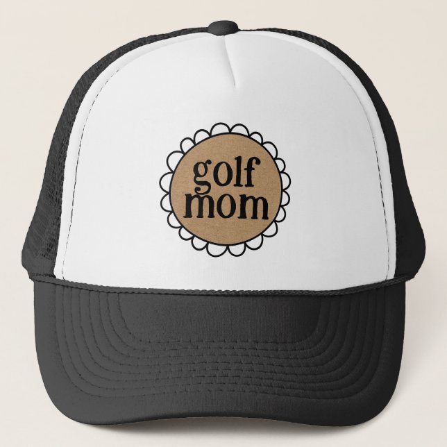 Boné GOLF MOM da Moda Borda Recortada (Frente)