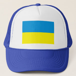 Boné Golfe Azul de Bandeira da Ucrânia e Amarelo ou