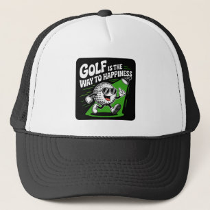 Boné Golfe é o caminho para a felicidade Caminhoneiro B