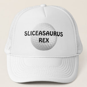 Boné Golfe engraçado de Sliceasaurus Rex