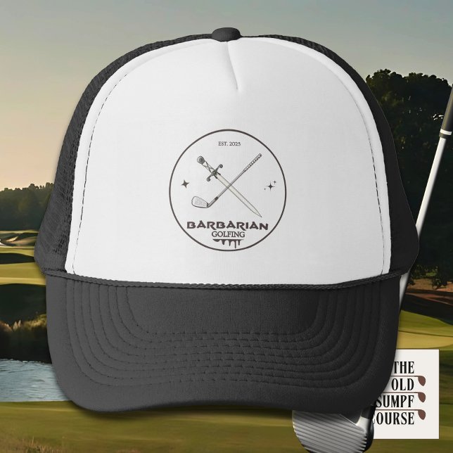 Boné Golfing na Barbária (Criador carregado)