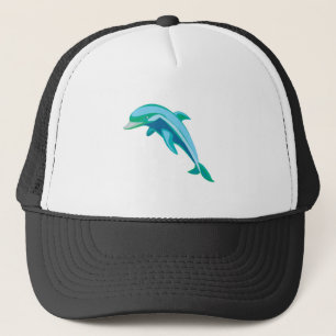 Boné Golfinho azul e verde bonito