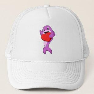 Boné Golfinho com Coração