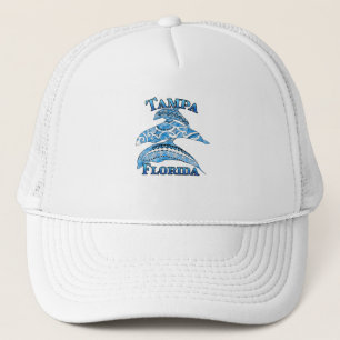 Boné Golfinhos Tribais de Vacinação Tampa Florida