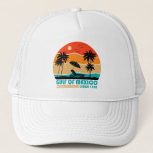 Boné Golfo do México: Vintagem salgada