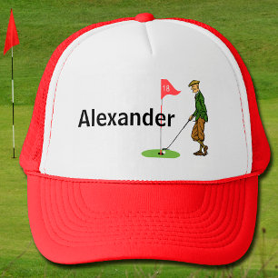 Boné Golpe certeiro do Golfista Masculino no 18º Buraco