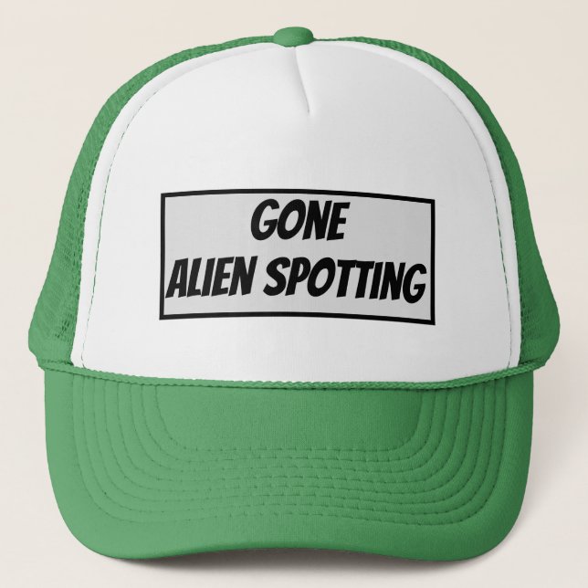 Boné Gone Alien Spotting (Frente)