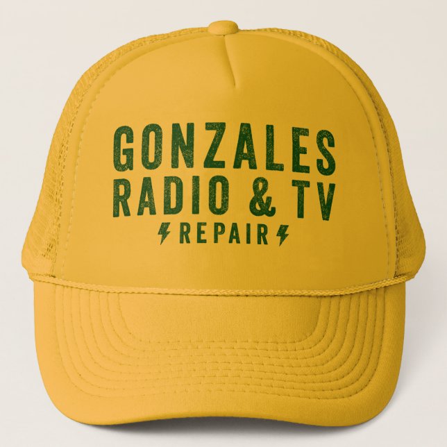 Boné Gonzales Radio & TV Repair Hat (Frente)