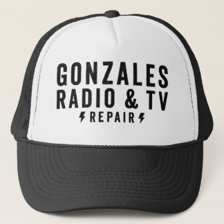 Boné Gonzales Radio & TV Repair Trucker Hat