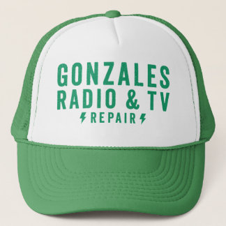 Boné Gonzales Radio & TV Repair Trucker Hat