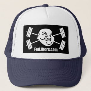 Boné gordo do camionista dos elevadores