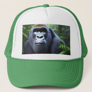 Boné Gorila Negra Na Selva,