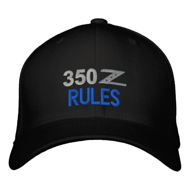 Boné Gorra Bordada 350Z Rules (Frente)