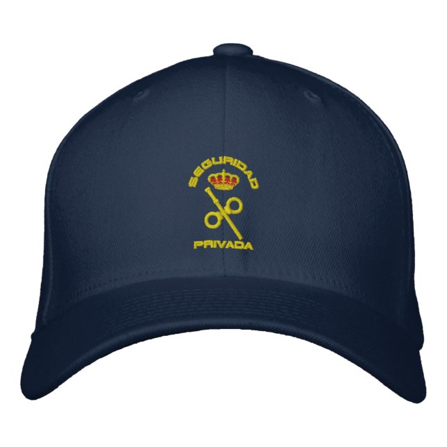 Boné Gorra Bordada Seguridad Privada España (Frente)