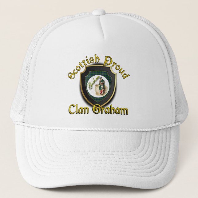 Boné Gorra da Dinastia Escocesa Clan Graham (Frente)