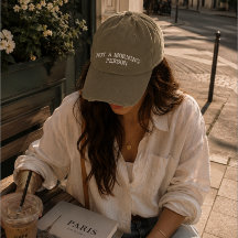 Gorra de beisebol engraçada para introvertido, cha