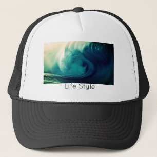 Boné Gorra De Camião Onda Oceânica Estilo de Vida ten