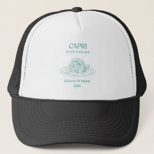 Boné Gorra de caminhoneiro Capri Enjoy Your Life Verão