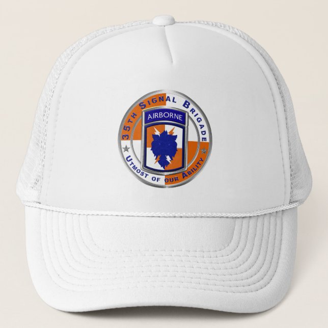 Boné Gorra de caminhoneiro da 35ª Brigada de Sinal (Frente)
