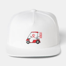 Gorra de Golfe Personalizada com Nome e Monograma