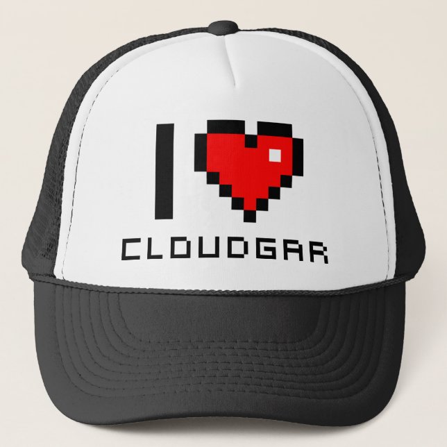Boné Gorra I love CLOUDGAR (Frente)