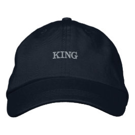 Boné Gorra KING Criar próprio Texto Nome-Desportista