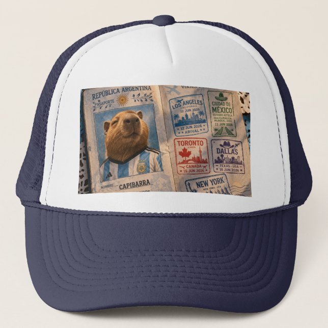 Boné   Gorra Pasaporte Capibarra (Frente)