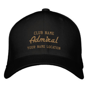 Boné Gorra Personalizável do Admiral Yacht Club