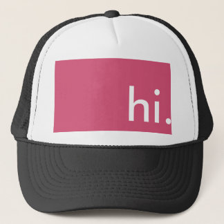 Boné Gorra que dice hi