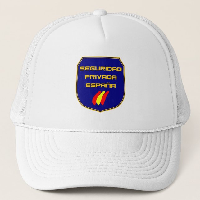 Boné Gorra Seguros Privada España Placa (Frente)