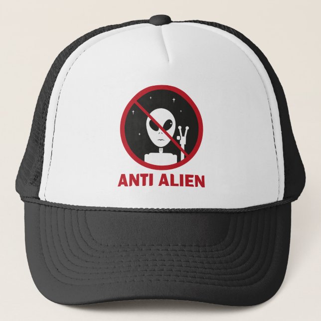 Boné gorra Señal anti alien (Frente)