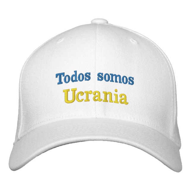 Boné Gorra todos somos Ucrania (Frente)