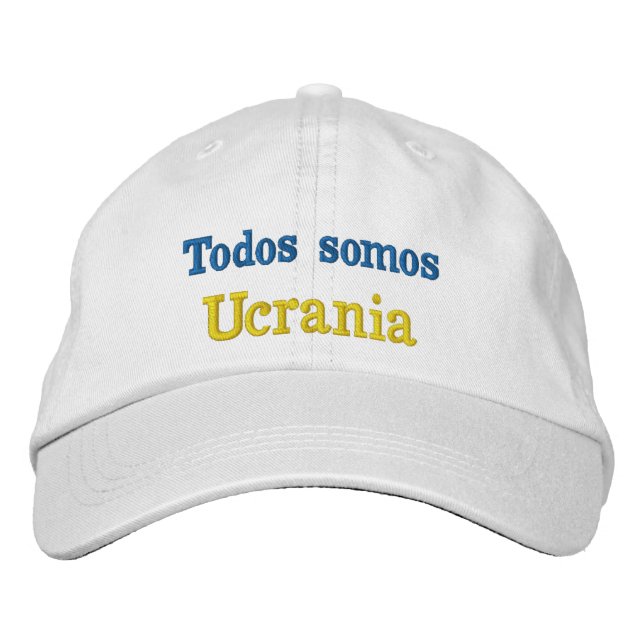 Boné Gorra todos somos Ucrania (Frente)