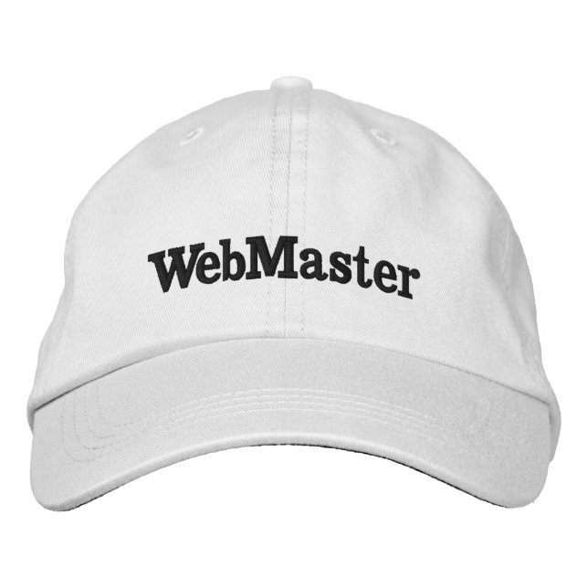 Boné Gorra WebMaster (Frente)