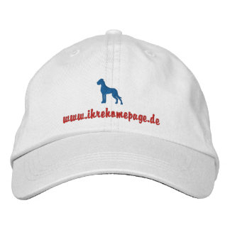 Boné Gorro Bestickte Doggen
