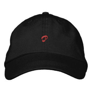 Boné Gorro Bordado Monograma Letra P Inicial Maiúscula