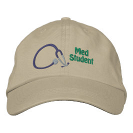 Boné Gorro Bordado Stethoscope Estudante de Medicina