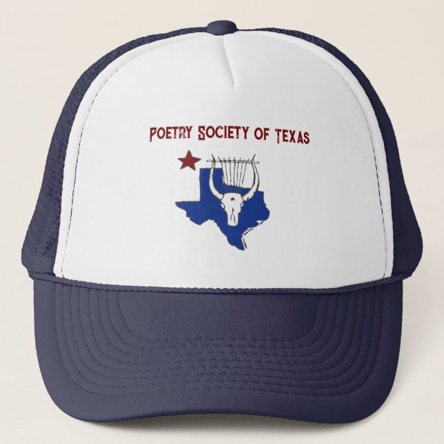 Boné Gorro da Poetry Society of Texas (Frente)