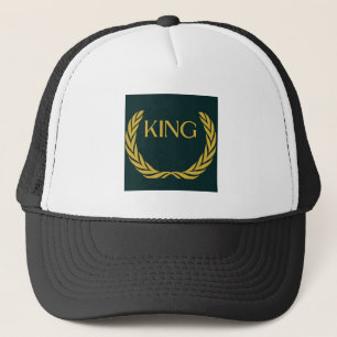 Boné Gorro de caminhão de espuma KING Estiloso Impresso