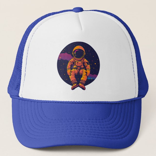 Boné Gorro de Caminhoneiro Espacial Astronauta – Gráfic (Frente)