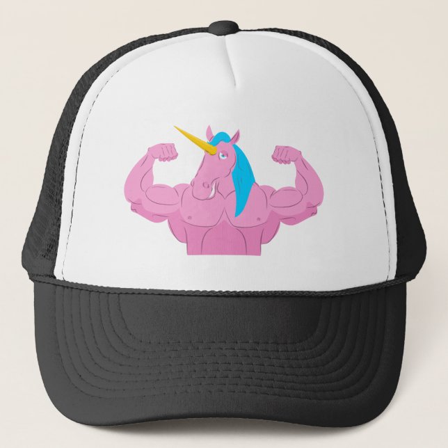 Boné Gorro de Caminhoneiro Treinamento de Fitness de Un (Frente)