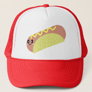 BONÉ GORRO DE CAPACETE KAWAII HOTDOG